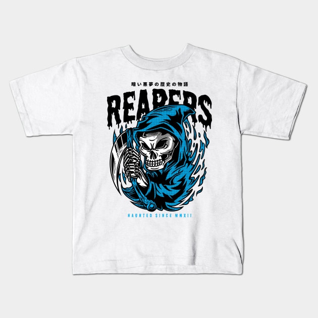 Reapers Kids T-Shirt by mertkaratay